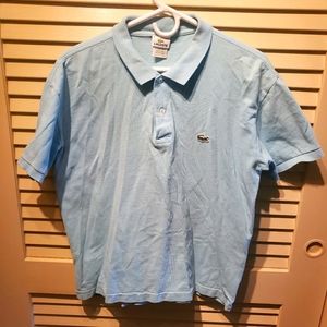 Mens XL Blue Lacoste Polo